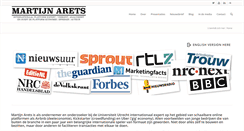 Desktop Screenshot of martijnarets.com